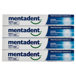 MENTADENT PROTEZIONE FAMIGLIA IGIENE QUOTIDIANA 4 X 75 ML