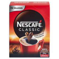 NESCAFÉ CLASSIC CAFFÈ SOLUBILE ASTUCCIO 20 BUSTINE 34G