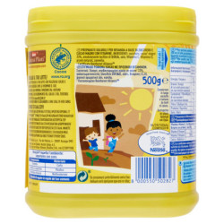 NESQUIK SOLUBLE PREPARATION FOR DRINK WITH SKIN-FREE COCOA, 500 G JAR