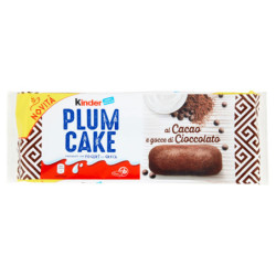 Kinder Plum Cake al Cacao e gocce di Cioccolato 6 x 33 g