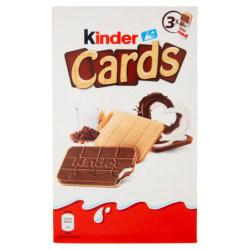 TARJETAS KINDER 3 PAQUETES 76,8 G