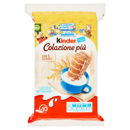 KINDER BREAKFAST PLUS WITH 5 CEREALS 10 X 29 G