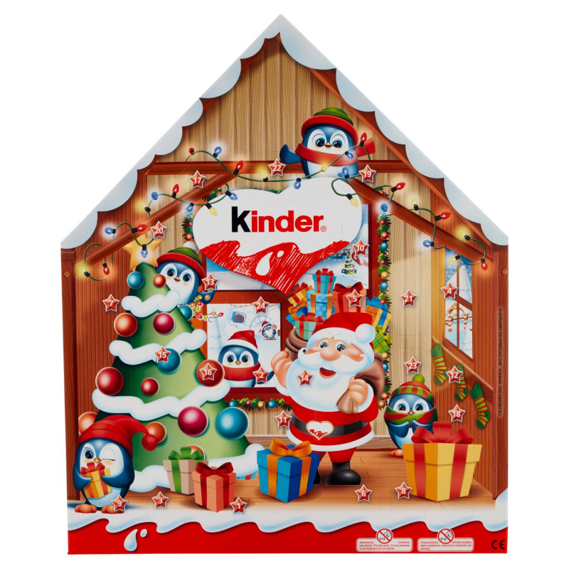 KINDER CALENDARIO DELL'AVVENTO 24 PEZZI 184 G