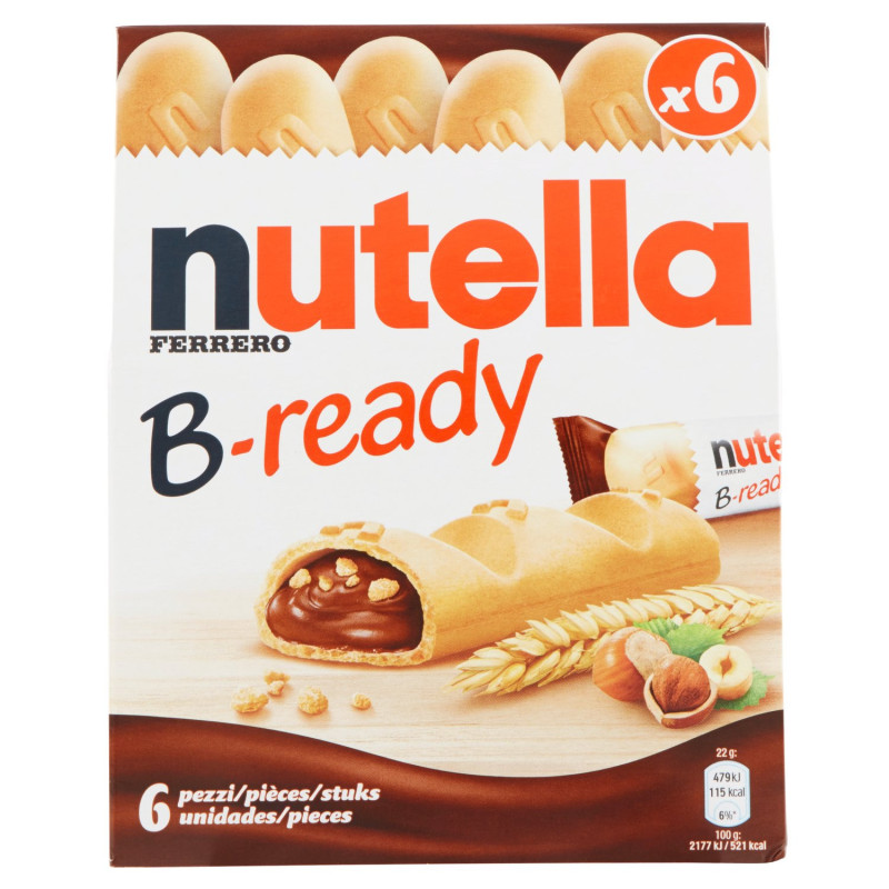 NUTELLA B-READY 6 X 22 G