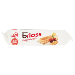 Ferrero brioss Confettura di Ciliegia e Cereali 10 x 28 g