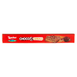 LOACKER CHOCO & CEREALS BARRETTA DI WAFER E CIOCCOLATO AL LATTE CON CREMA AL CIOCCOLATO 3 X 25 G