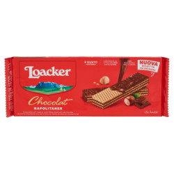 LOACKER OBLEAS DE CHOCOLAT CUBIERTAS DE CHOCOLATE CON LECHE Y CREMA DE AVELLANAS OBLEAS NAPOLITANER 118G