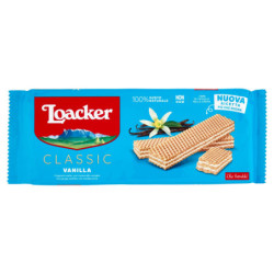 LOACKER WAFER OBLEAS CLÁSICAS DE VAINILLA CON CREMA DE VAINILLA BOURBON 175G