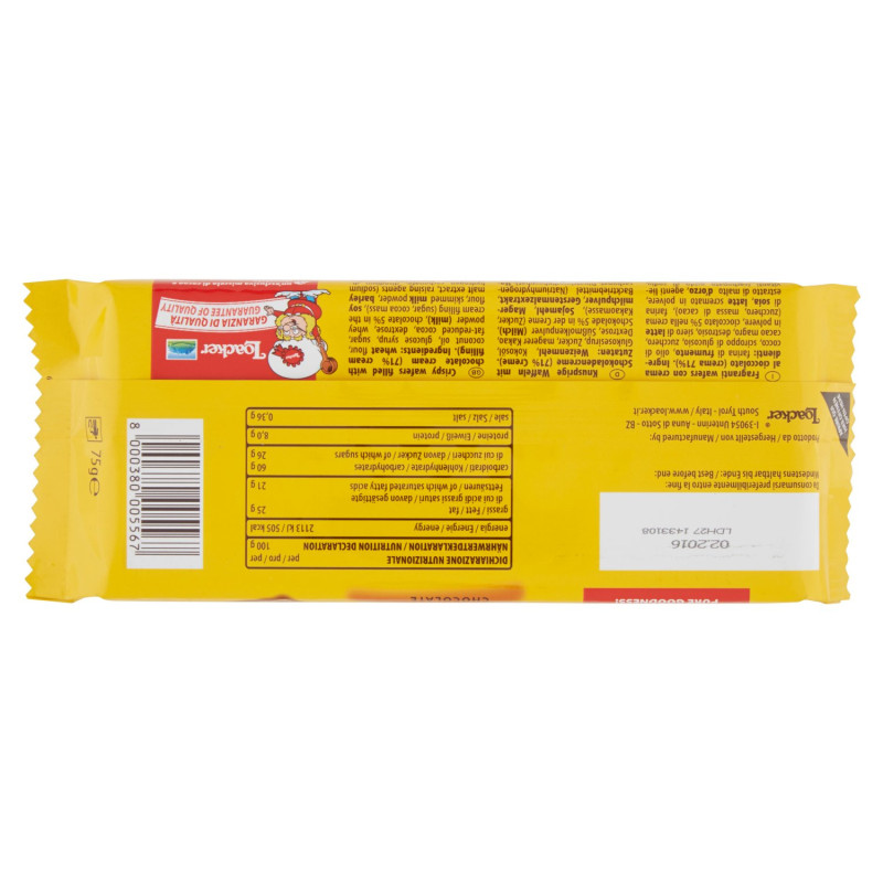 LOACKER SANDWICH CHOCOLATE 75 G