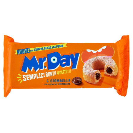 MR.DAY 6 DONUTS MIT SCHOKOLADENCREME 6 X 50 G