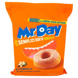 MR.DAY 8 DONUTS MIT NATÜRLICHER VANILLE AUS BEEREN 8 X 40 G