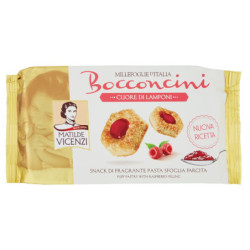 Pasticceria Matilde Vicenzi Bocconcini con Cuore di Lamponi 90 g