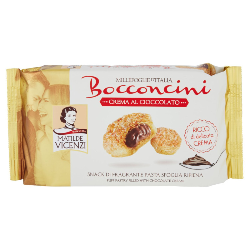 PASTICCERIA MATILDE VICENZI BOCCONCINI WITH CHOCOLATE CREAM 100 G