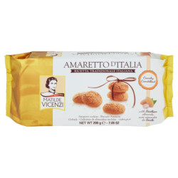 PASTELERÍA MATILDE VICENZI AMARETTO D'ITALIA RECETA TRADICIONAL ITALIANA 200 G