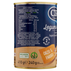 CIRIO LEGUMI E CEREALI ORZO E FARRO 410 G