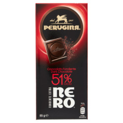 PERUGINA Nero Fondente Extra 51% Tavoletta Cioccolato Fondente 85g