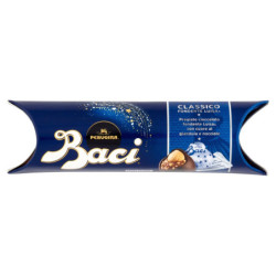 BACI PERUGINA KLASSISCHE SCHOKOLADEN, GEFÜLLT MIT GIANDUIA UND GANZEN HASELNÜSSEN, TUBE 37,5 G