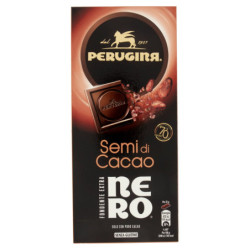 PERUGINA BARRA DE CHOCOLATE NEGRO EXTRA SEMILLAS DE CACAO NEGRO 85G