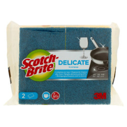 SCOTCH-BRITE DELICATE SCRUB SPONGE 2 PZ