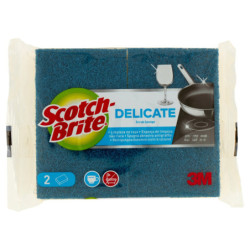 SCOTCH-BRITE DELICATE SCRUB SPONGE 2 PZ