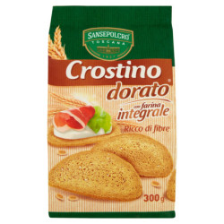 SANSEPOLCRO TOSCANA CROSTINO DORATO CON FARINA INTEGRALE 300 G