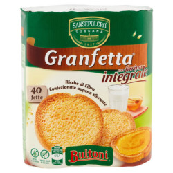 SANSEPOLCRO GRANFETTA TOSCANA CON HARINA INTEGRAL 40 REBANADAS 300 G