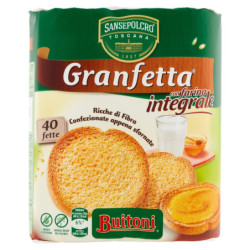 SANSEPOLCRO GRANFETTA TOSCANA CON HARINA INTEGRAL 40 REBANADAS 300 G