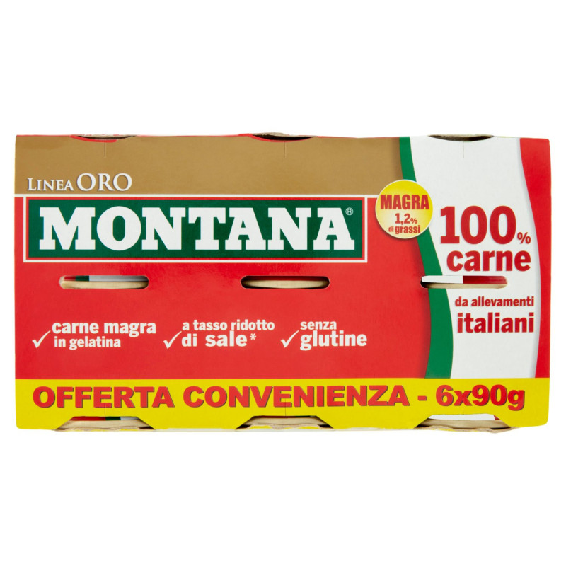 MONTANA LINEA ORO 6 X 90 G