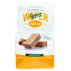 CABRIONI I WAFERINI DEL SIGNOR CABRIONI WAFER NOCCIOLA! 400 G