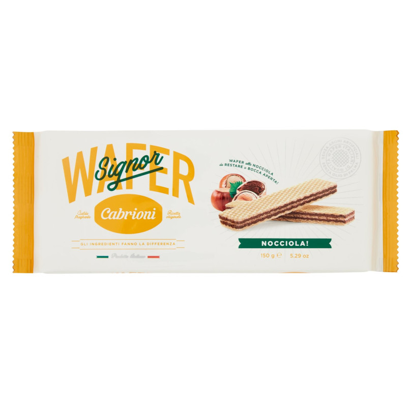 CABRIONI SIGNOR WAFER NOCCIOLA! 150 G