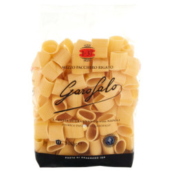 Garofalo Mezzo Pacchero Rigato 1-37 Pasta di Gragnano IGP 500 g