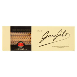 GAROFALO CURLY LASAGNA 1-24 DURUM WHEAT SEMOLINA PASTA 500 G