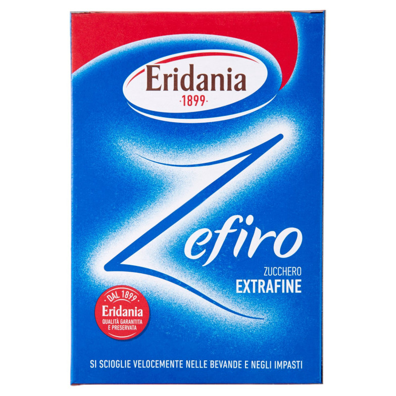 ERIDANIA ZEFIRO EXTRAFINE SUGAR 1 KG