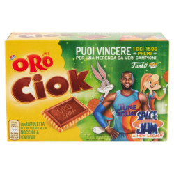 GALLETAS ORO CIOK CON BARRA DE CHOCOLATE CON AVELLANA - 10 X 25 G