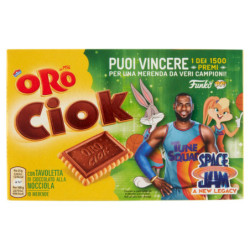 Oro Ciok biscotto con Tavoletta di Cioccolato alla nocciola - 10 x 25 g