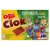 ORO CIOK BISCUITS WITH HAZELNUT CHOCOLATE BAR - 10 X 25 G