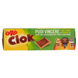 GALLETAS ORO CIOK CON BARRA DE CHOCOLATE CON AVELLANA - 10 X 25 G