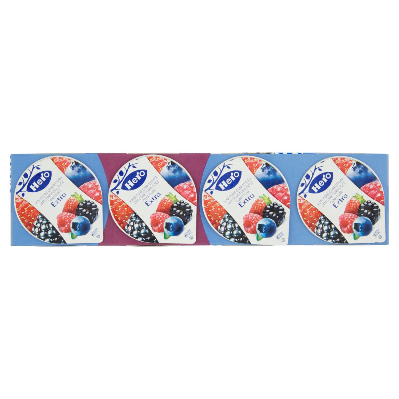 Hero Extra Confettura di Frutti di Bosco 4 x 25 g