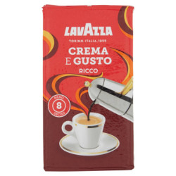 LAVAZZA, CREME UND REICHES GESCHMACK VON GEMAHLENEM KAFFEE – 250 G