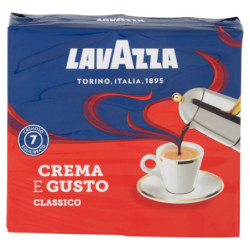 Lavazza, Crema e Gusto Classico Caffè Macinato - 2 x 250 g