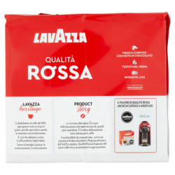 LAVAZZA QUALITÄTSROTER GEMAHLENER KAFFEE 2 X 250 G