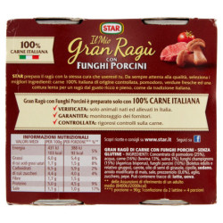 STAR MY GRAN RAGÙ WITH PORCINI MUSHROOMS 2 X 180 G