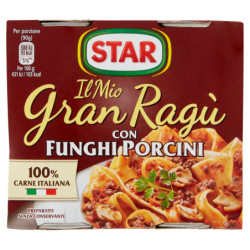 Star il mio Gran Ragù con Funghi Porcini 2 x 180 g