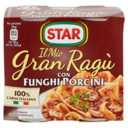 Star il mio Gran Ragù con Funghi Porcini 2 x 180 g