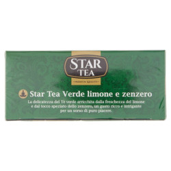 Star Tea Tè Verde Limone e Zenzero 25 x 1,7 g