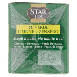 Star Tea Tè Verde Limone e Zenzero 25 x 1,7 g