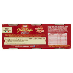 STAR IL MIO GRAN RAGÙ CON SALSICCIA 3 X 100 G