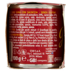 STAR MY GRAN RAGÙ MIT WURST 3 X 100 G