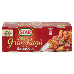 STAR IL MIO GRAN RAGÙ CON SALSICCIA 3 X 100 G