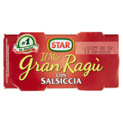 STAR MY GRAN RAGÙ WITH SAUSAGE 2 X 180 G